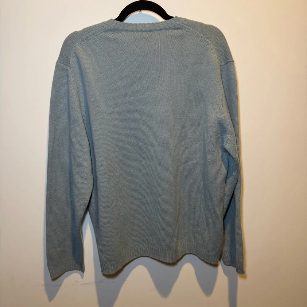 Banana Republic Men's Sky Blue Cashmere Sweater‎